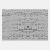 Feuille De Papier Cadeau Argent Parties scintillant rose Arrow Arrow Argent (Devant 3)