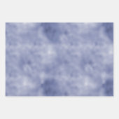 Feuille De Papier Cadeau Argent violet rayures de Parties scintillant (Devant 3)