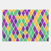 Feuille De Papier Cadeau Arlequin ivre (Devant)