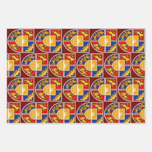 Feuille De Papier Cadeau Armoiries arméniennes Patrimoine & Symboles