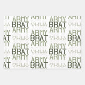 Feuille De Papier Cadeau Army Brat (Devant 3)