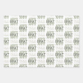 Feuille De Papier Cadeau Army Brat (Devant)