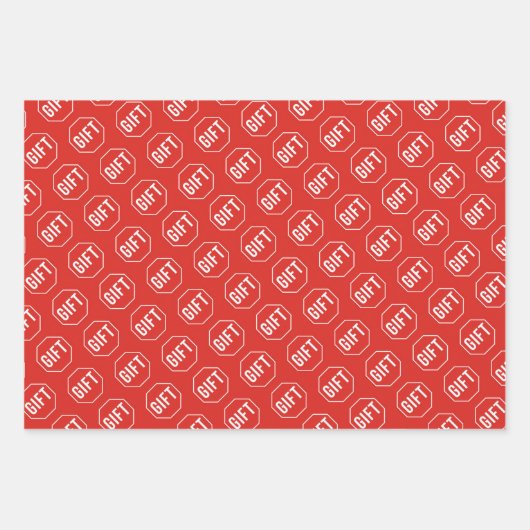 Feuille De Papier Cadeau ARRÊT : CADEAU Funny Unique nouveauté Simple Class (Devant 3)