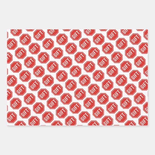 Feuille De Papier Cadeau ARRÊT : CADEAU Funny Unique nouveauté Simple Class (Devant)