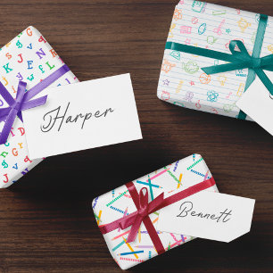 Feuille De Papier Cadeau Arrière - plan blanc coloré Retour à Motifs de l'é