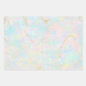 Feuille De Papier Cadeau arrière - plan inspiré par opal gemstone (Devant 2)