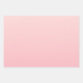 Feuille De Papier Cadeau Arrière - plan Pastel Pink Gradient (Devant 2)
