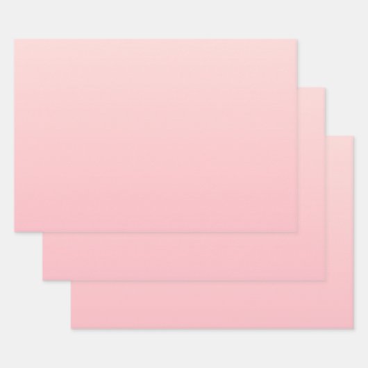 Feuille De Papier Cadeau Arrière - plan Pastel Pink Gradient (Lot)