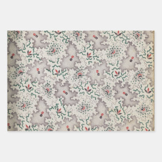 Feuille De Papier Cadeau art abstrait motifs géométriques et colorés