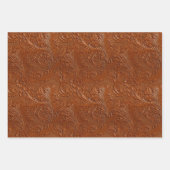 Feuille De Papier Cadeau Art Brown occidental (Devant)