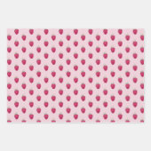 Feuille De Papier Cadeau Art de l'aquarelle des framboises (Devant)