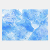 Feuille De Papier Cadeau Art de l'encre d'alcool rose (Devant 2)