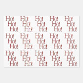 Feuille De Papier Cadeau Art de Noël (Devant 3)