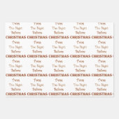 Feuille De Papier Cadeau Art de Noël (Devant 2)