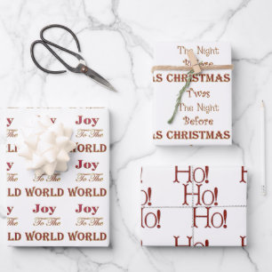 Feuille De Papier Cadeau Art de Noël