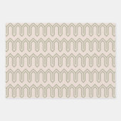 Feuille De Papier Cadeau Art Déco Motif 05 - Camouflage vert sur blanc (Devant)