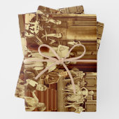 Feuille De Papier Cadeau Art Deco Night Club (En situation)