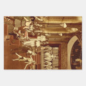 Feuille De Papier Cadeau Art Deco Night Club (Devant)