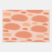 Feuille De Papier Cadeau Art géométrique circulaire (Devant 2)