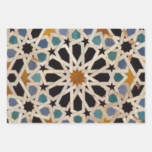 Feuille De Papier Cadeau Art marocain