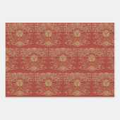 Feuille De Papier Cadeau Art Nouveau Couvertures de livres anciens (Devant 3)