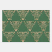 Feuille De Papier Cadeau Art Nouveau Couvertures de livres anciens (Devant)