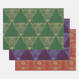 Feuille De Papier Cadeau Art Nouveau Couvertures de livres anciens