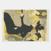 Feuille De Papier Cadeau Art Nouveau, Divan Japonais par Toulouse Lautrec (Devant 3)