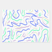 Feuille De Papier Cadeau Art numérique Abstrait funky (Devant 2)