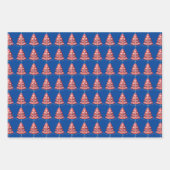 Feuille De Papier Cadeau Art populaire de Noël scandinave (Devant 2)