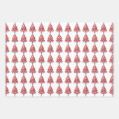 Feuille De Papier Cadeau Art populaire de Noël scandinave (Devant)