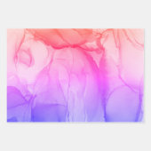 Feuille De Papier Cadeau Arte-ciel Abstraite colorée (Devant)