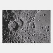 Feuille De Papier Cadeau Artemis II Lunar Craters (Devant 3)