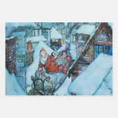 Feuille De Papier Cadeau Arthur Rackham Christmas Eve Art (Devant 3)