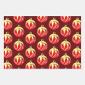 Feuille De Papier Cadeau Artisanat de Noël (Devant)