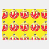 Feuille De Papier Cadeau Artisanat de Noël (Devant 3)