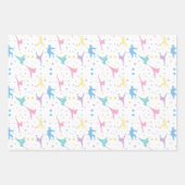 Feuille De Papier Cadeau Arts martiaux Karate Étoiles Abstraites Étincelles (Devant 3)