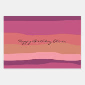 Feuille De Papier Cadeau Arty Modern Earth Tone Desert (Devant 3)