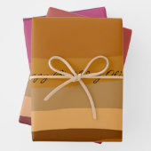 Feuille De Papier Cadeau Arty Modern Earth Tone Desert (En situation)