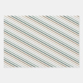 Feuille De Papier Cadeau Árvore de Natal Pinheiro Estilo Rústico Ferme (Devant 3)