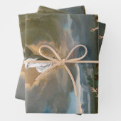 Feuille De Papier Cadeau Ascension (Jésus-Christ montant au ciel) (En situation)