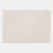 Feuille De Papier Cadeau Aspect de tissu beige clair (Devant)