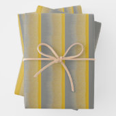 Feuille De Papier Cadeau Assemblage Gold et Silver (En situation)