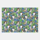 Feuille De Papier Cadeau Association australienne des chiens bergers (Devant 3)