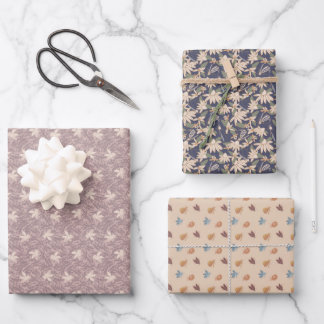 Feuille De Papier Cadeau Assortiment de bestioles