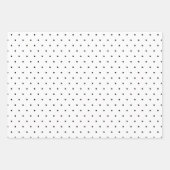 Feuille De Papier Cadeau Assortiment de points Polka (Devant 3)