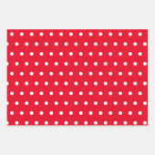 Feuille De Papier Cadeau Assortiment de points Polka (Devant 2)