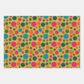 Feuille De Papier Cadeau assortiment de points polka brillant neutre genre (Devant 2)