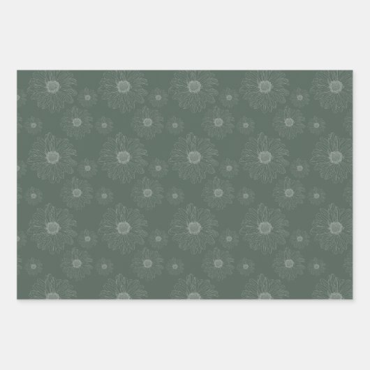 Feuille De Papier Cadeau Aster (Devant 3)