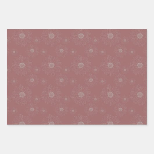 Feuille De Papier Cadeau Aster (Devant 2)